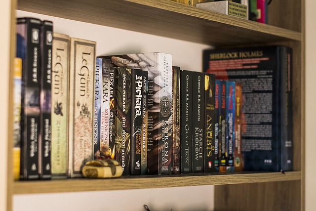 bookstore reading accessories display